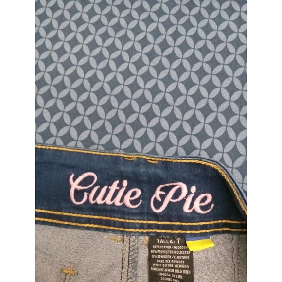 WAIST 30 INCHES SIZE 7 SKINNY  JEANS STRETCH DENIM PUSH UP BLUE  H7-1 CTP16 SZ7 - Picture 11 of 11